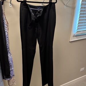 Jcrew women’s favorite fit Black Dress Pants 100% wool GUC